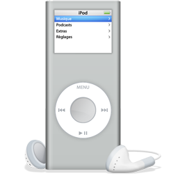iPod Nano Argente Icon 256x256 png